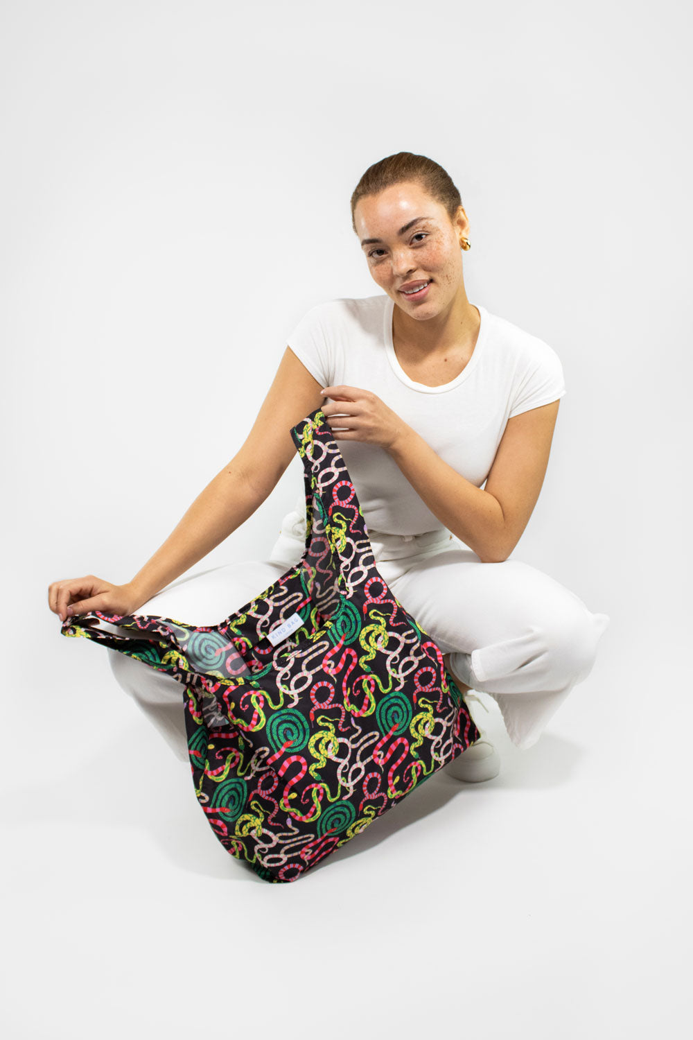 Kind Bag Bodil Jane Sizzling Snakes Paradise Medium Reusable Bag