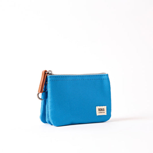 Roka London Carnaby Wallet in Malibu Blue