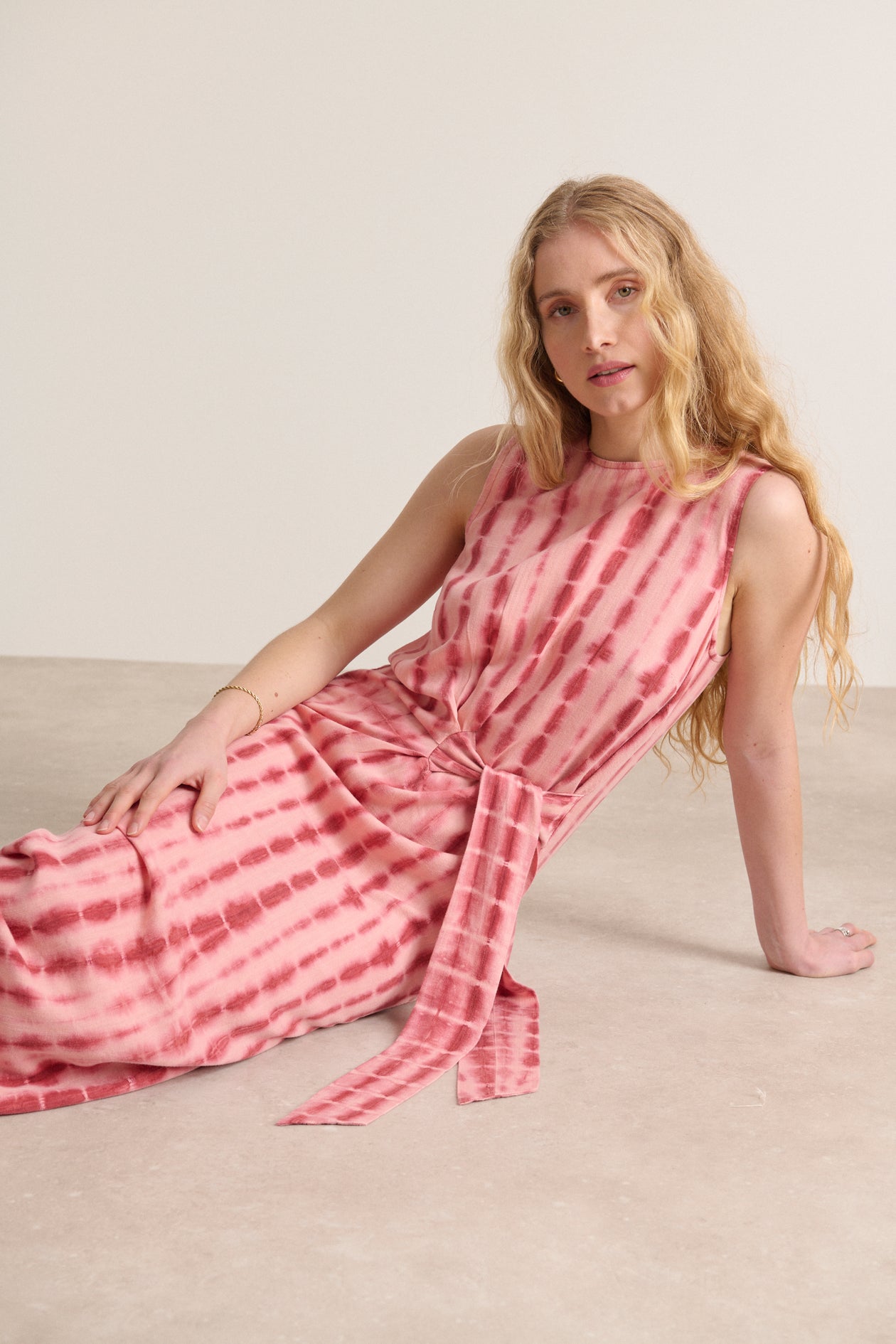 Garance Paris Varda Dress in pink print