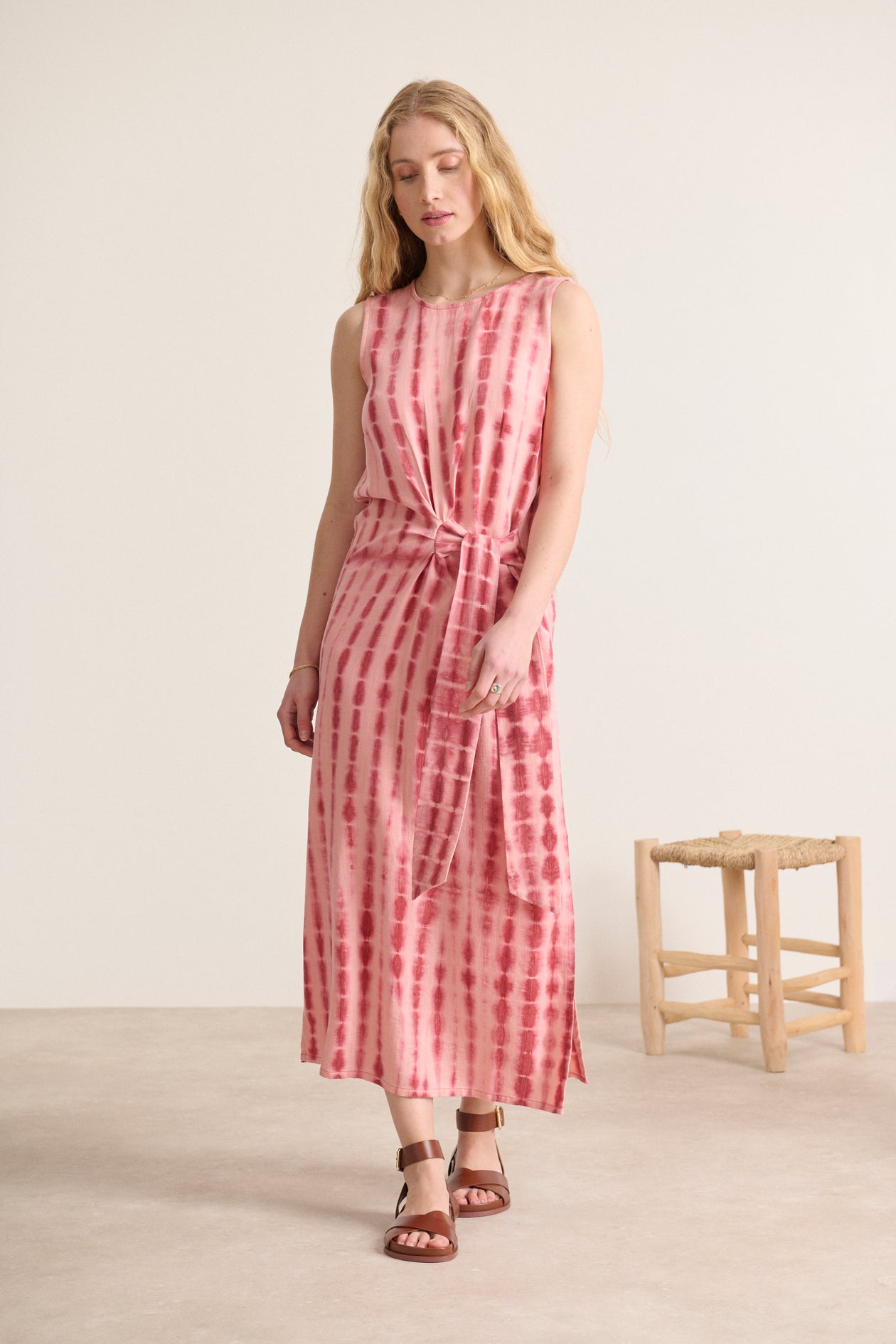 Garance Paris Varda Dress in pink print