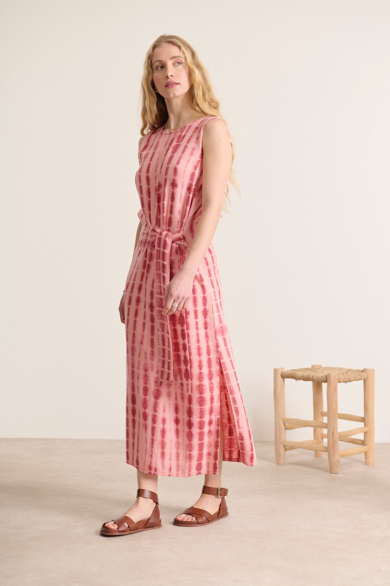 Garance Paris Varda Dress in pink print