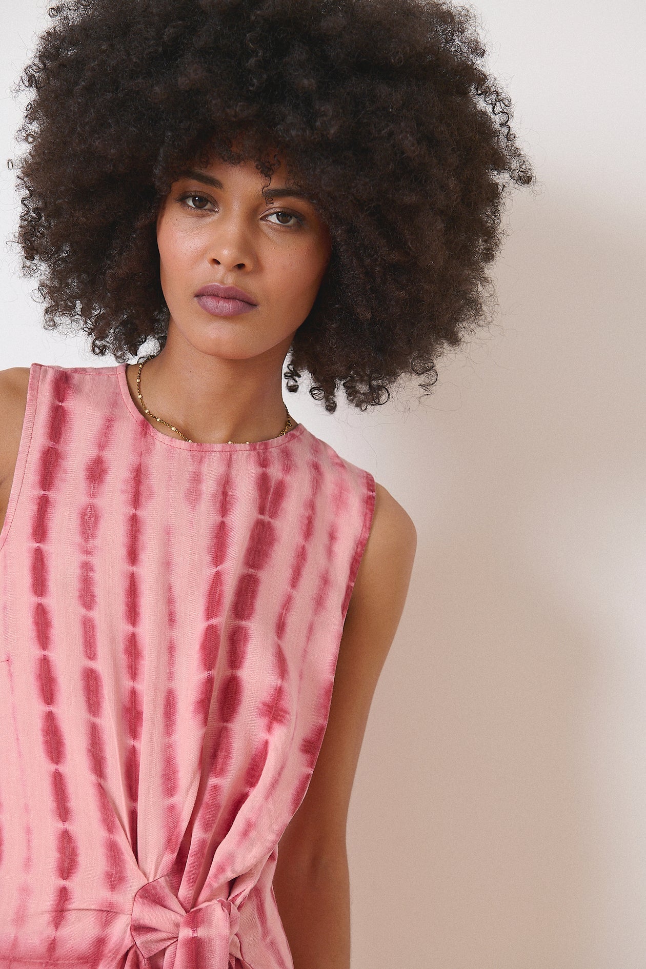 Garance Paris Varda Dress in pink print