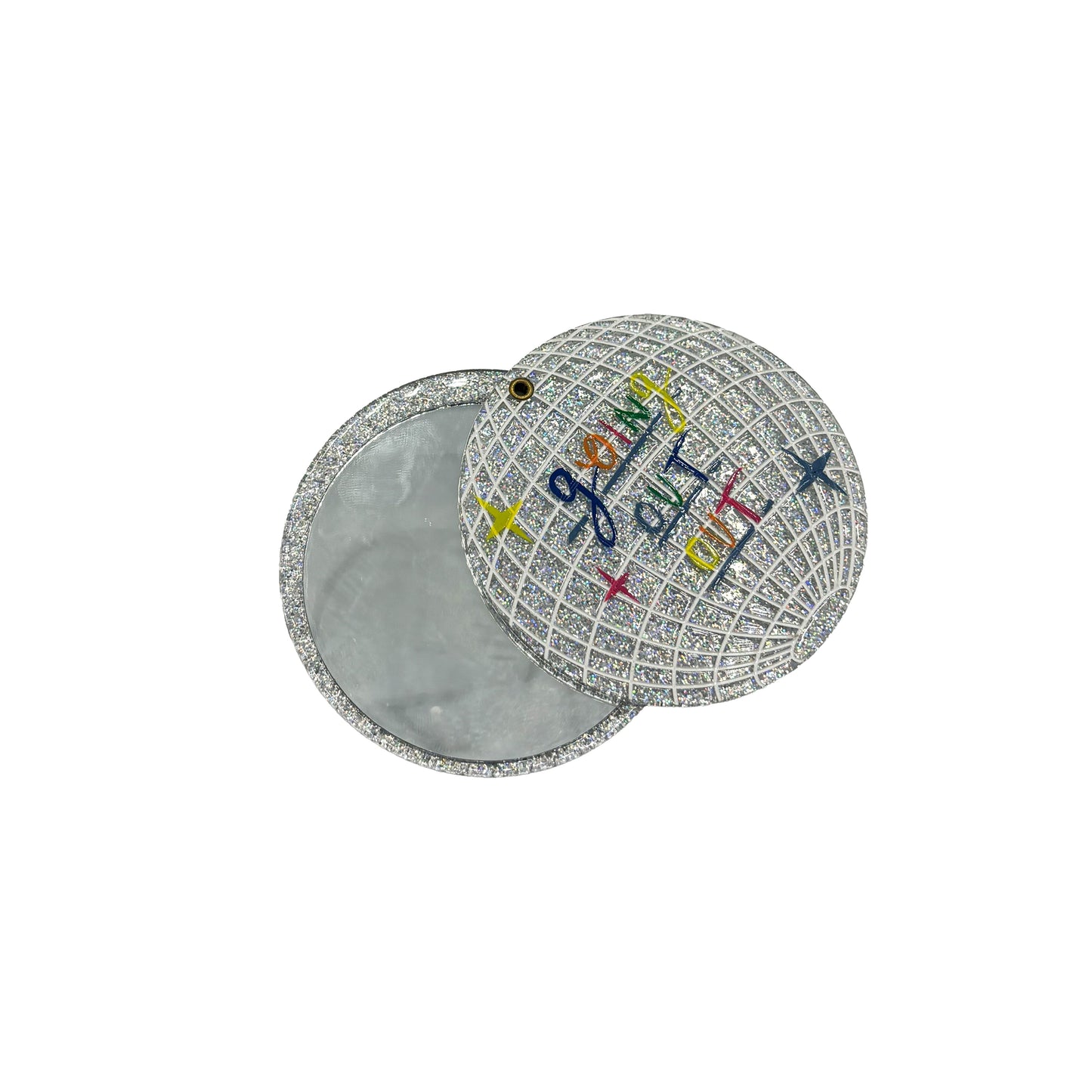Small Talk Compact Mirror 'Going Out-Out