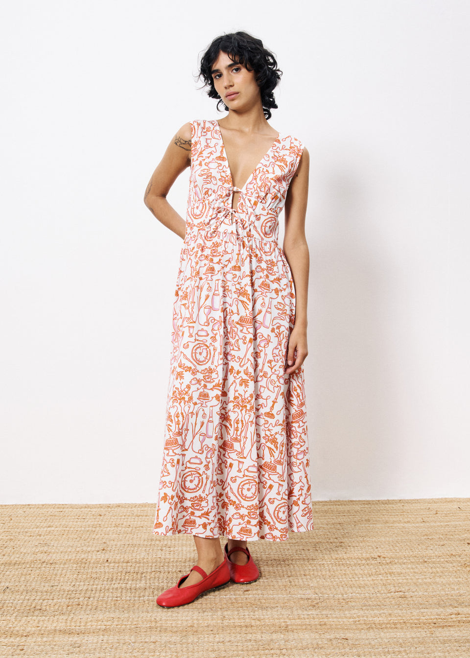 FRNCH Paulonie Set Table Dress