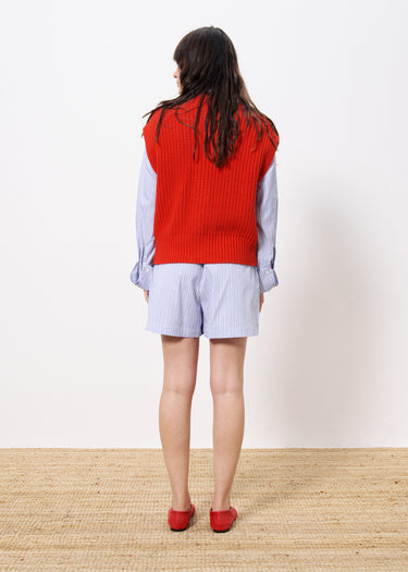 FRNCH Carmele Red Sweater