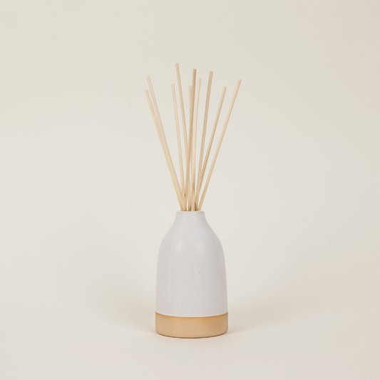 St Eval White Speckle, Ceramic Diffuser Bottle