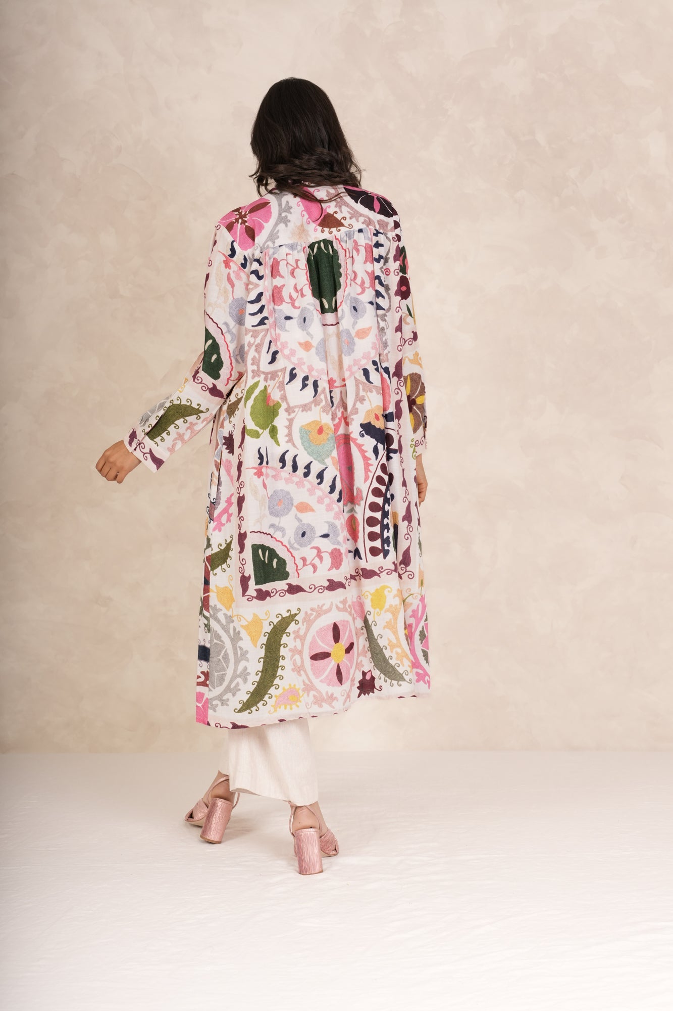 One Hundred Stars Susani Pink Duster Jacket