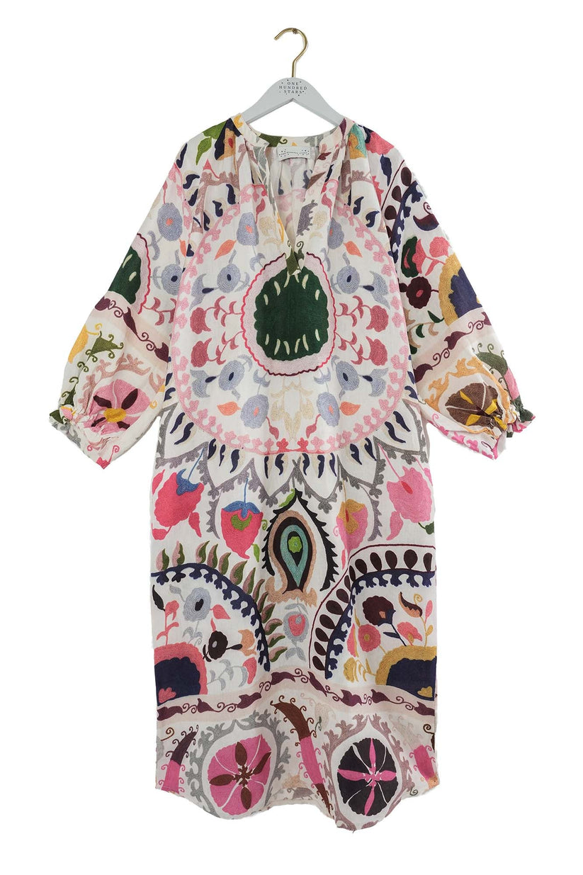 One Hundred Stars Susani Pink Raglan Dress