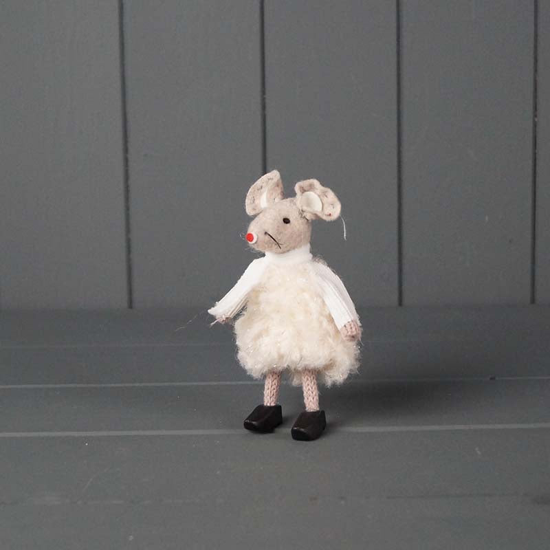 The Satchville Company Fabric Mouse in Clogs (11cm)