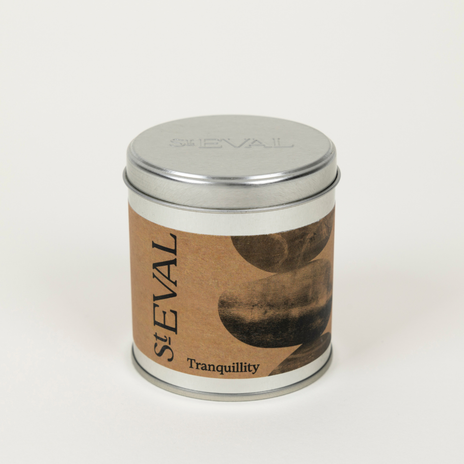 St Eval Tranquillity, Scented Tin Candle
