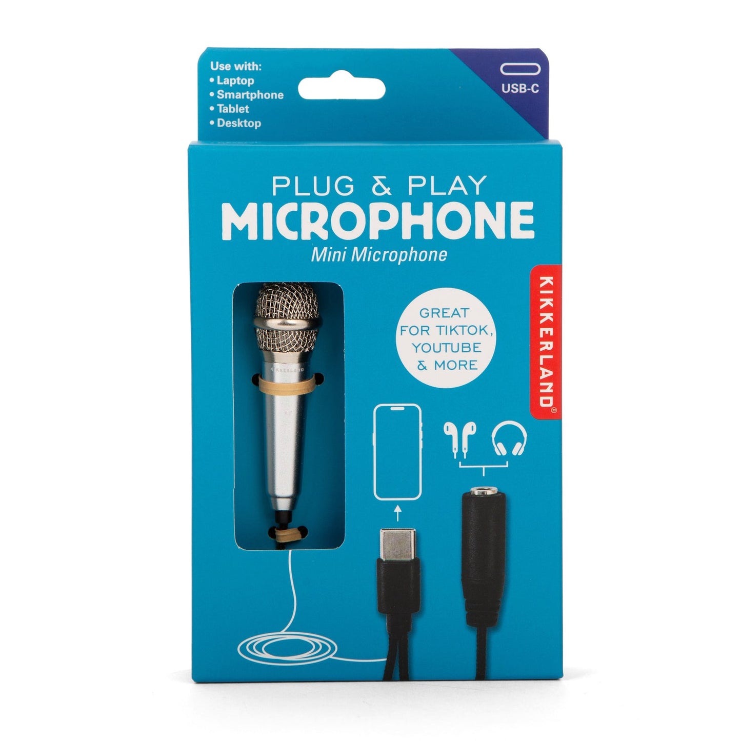 Kikkerland Plug & Play Microphone