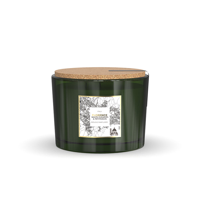 Villa Hermanos Cities Green Florence Candle in a Jar 350gr