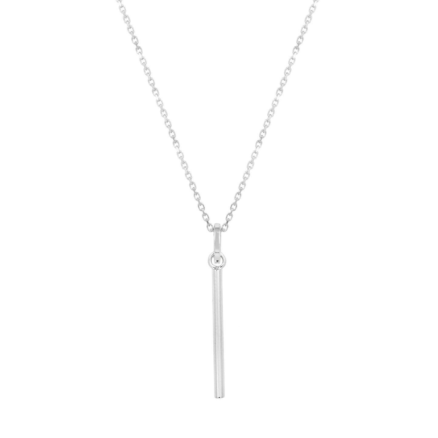 Vurchoo Jewellery Minimalist Silver Bar Pendant