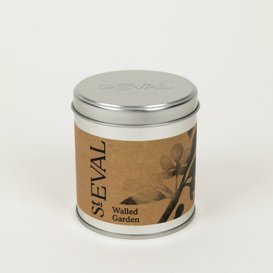 St Eval Walled Garden, Scented Tin Candle