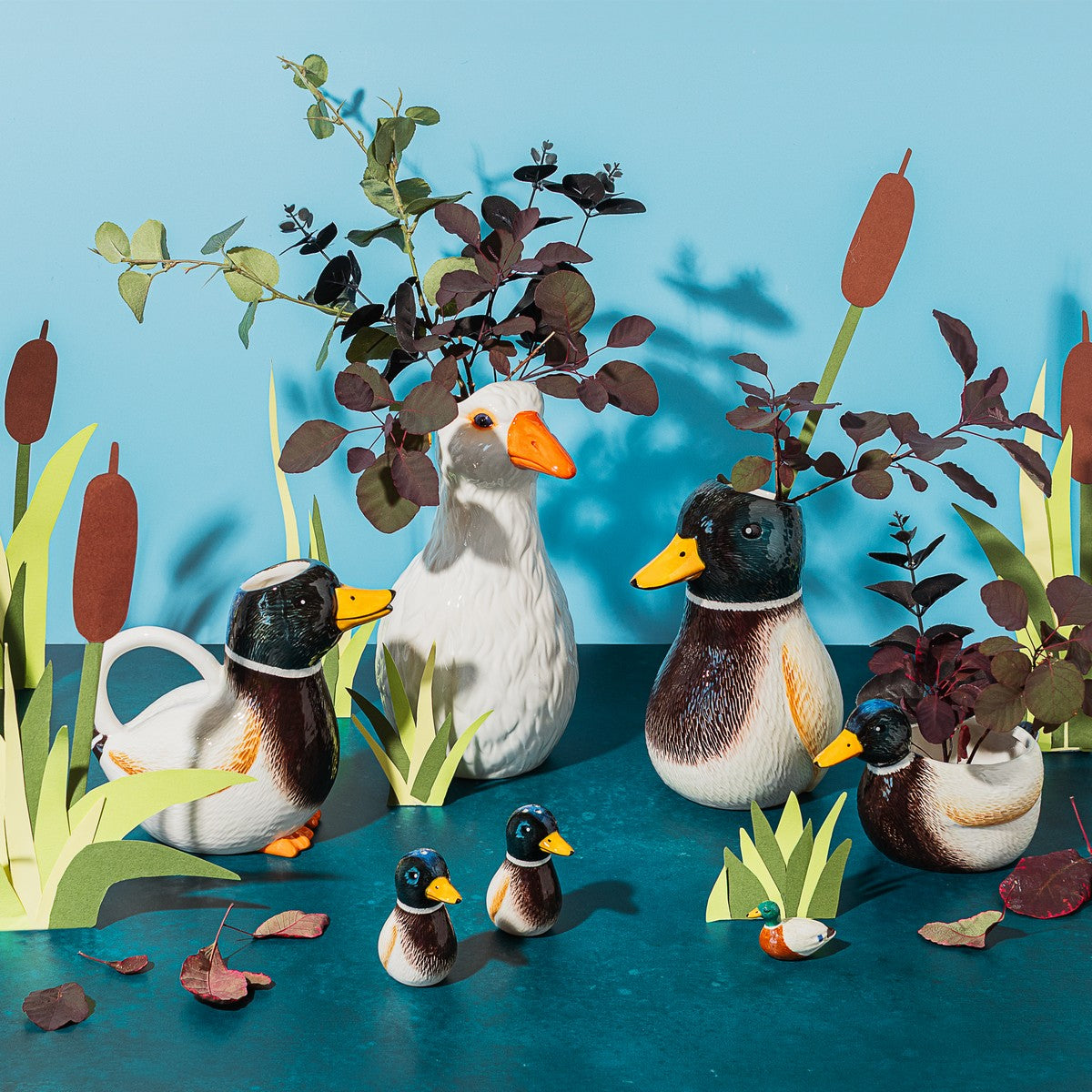 Sass & Belle Mallard Duck Salt & Pepper Shakers