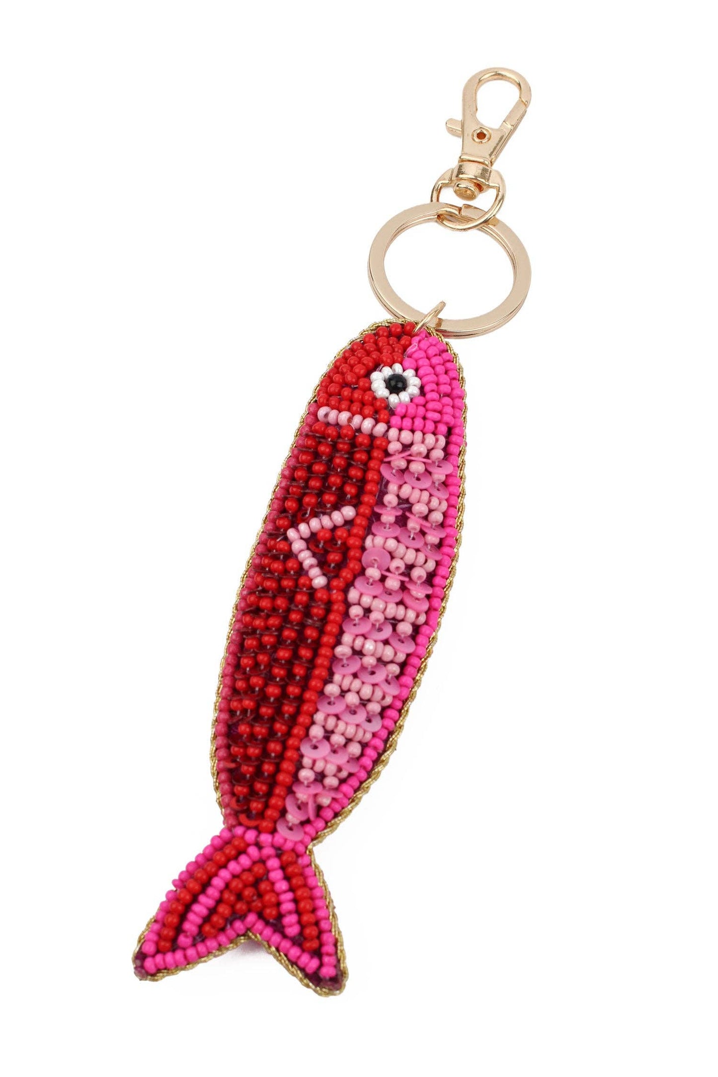 My Doris - RED AND PINK FISH KEYRING/BAG CHARM