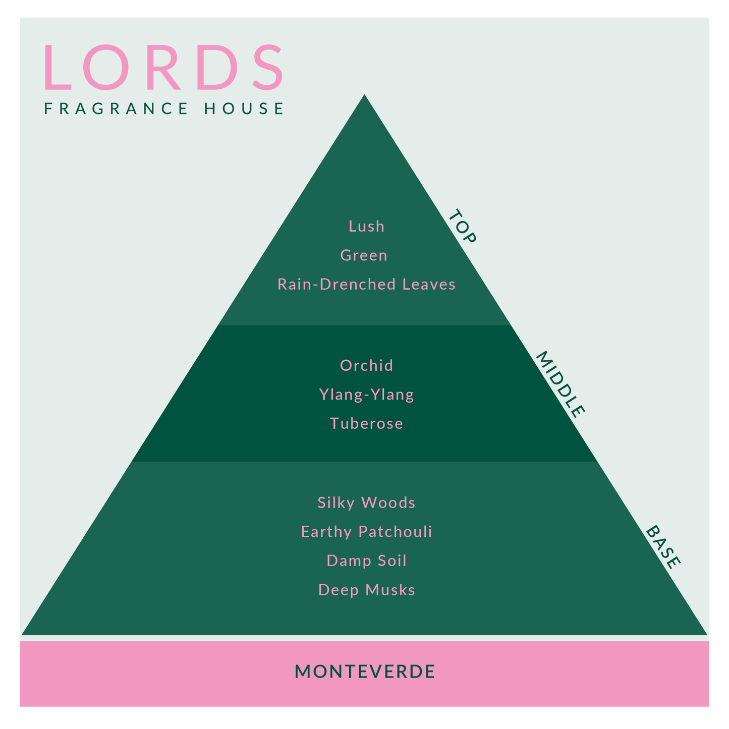 LORDS Fragrance House -Large Reed Diffuser - Monteverde
