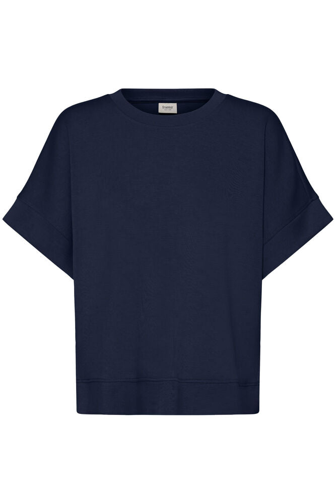 Fransa Aurora Tee in Navy Blazer