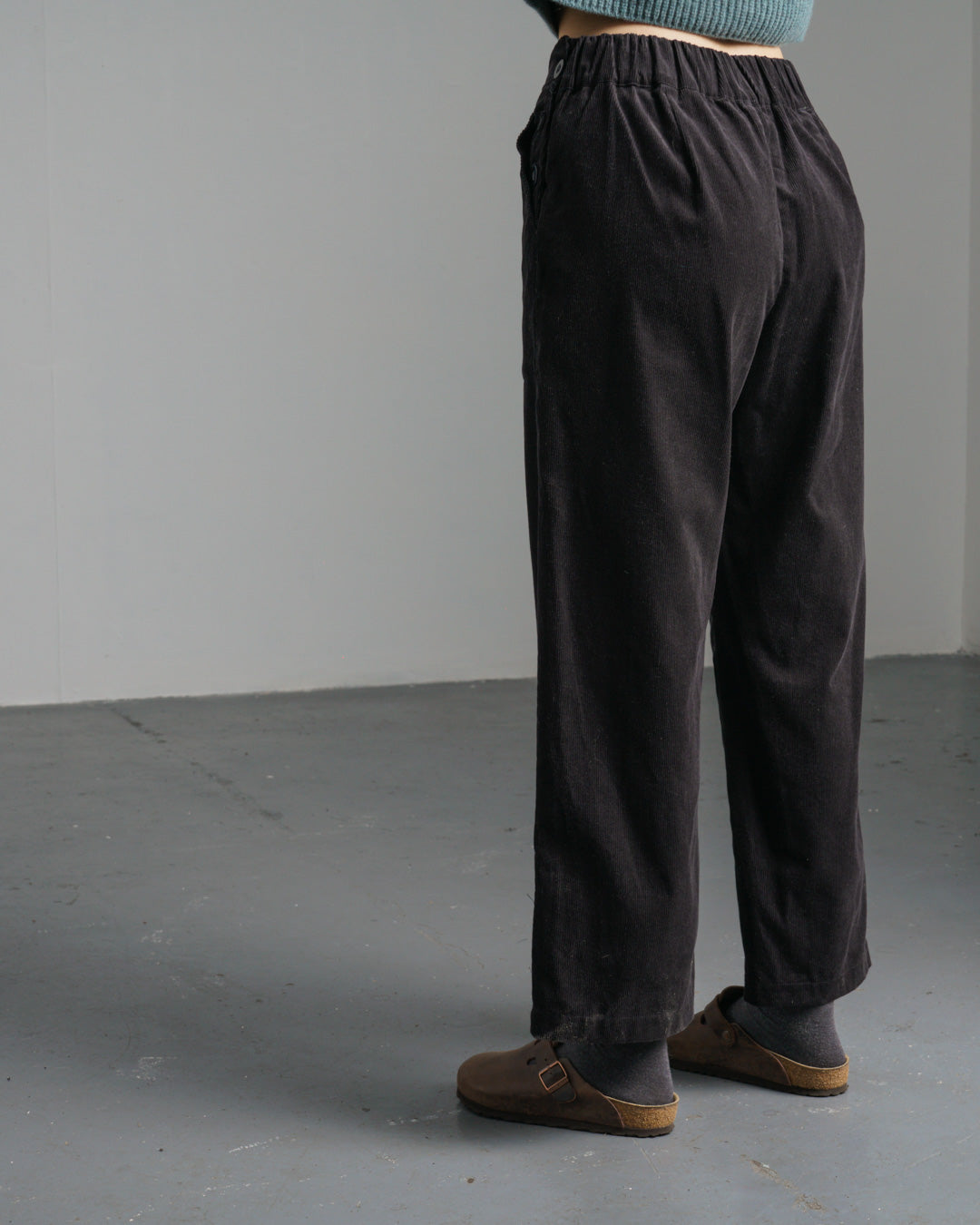 Bibico Anna Wide Leg Trousers in Dove Grey