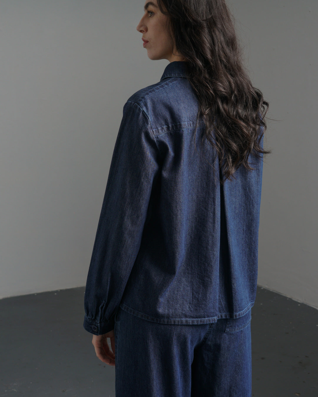 Bibico Mika Utility Shirt in Denim