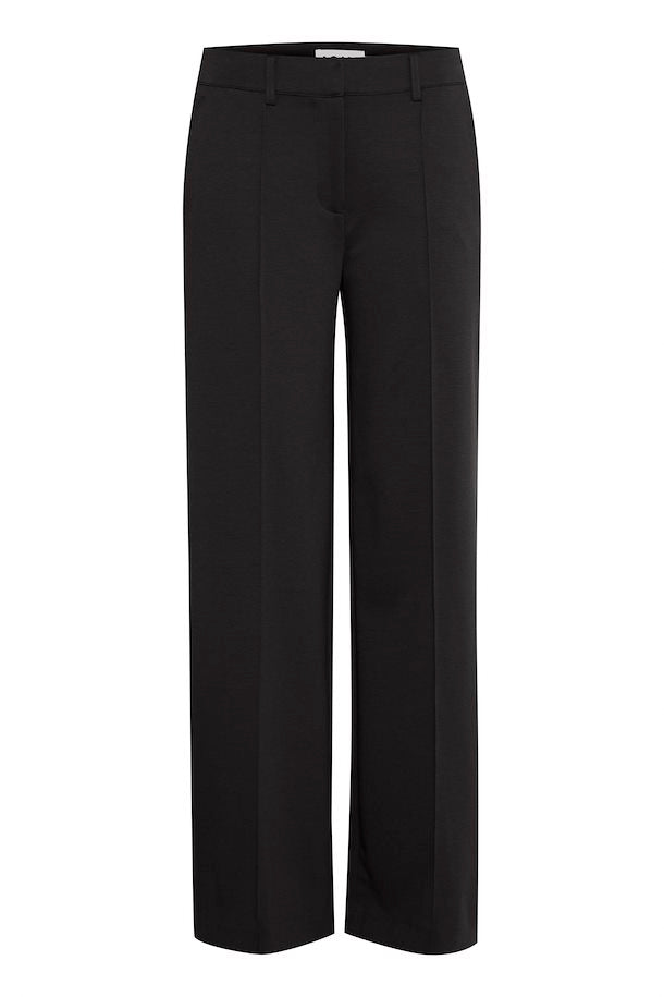 ICHI Kate Office Wide Pants full length Black