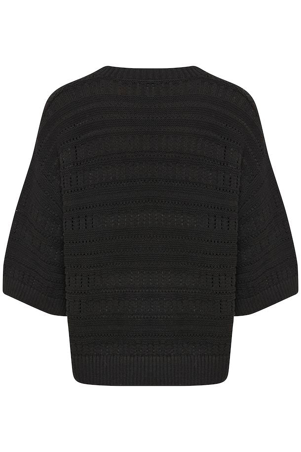 Soaked in Luxury Rava Rinna Pullover in Black