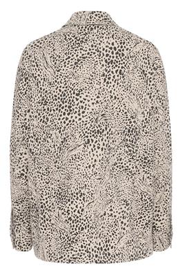 Kaffe Lisa Jacket in Abstract Leopard