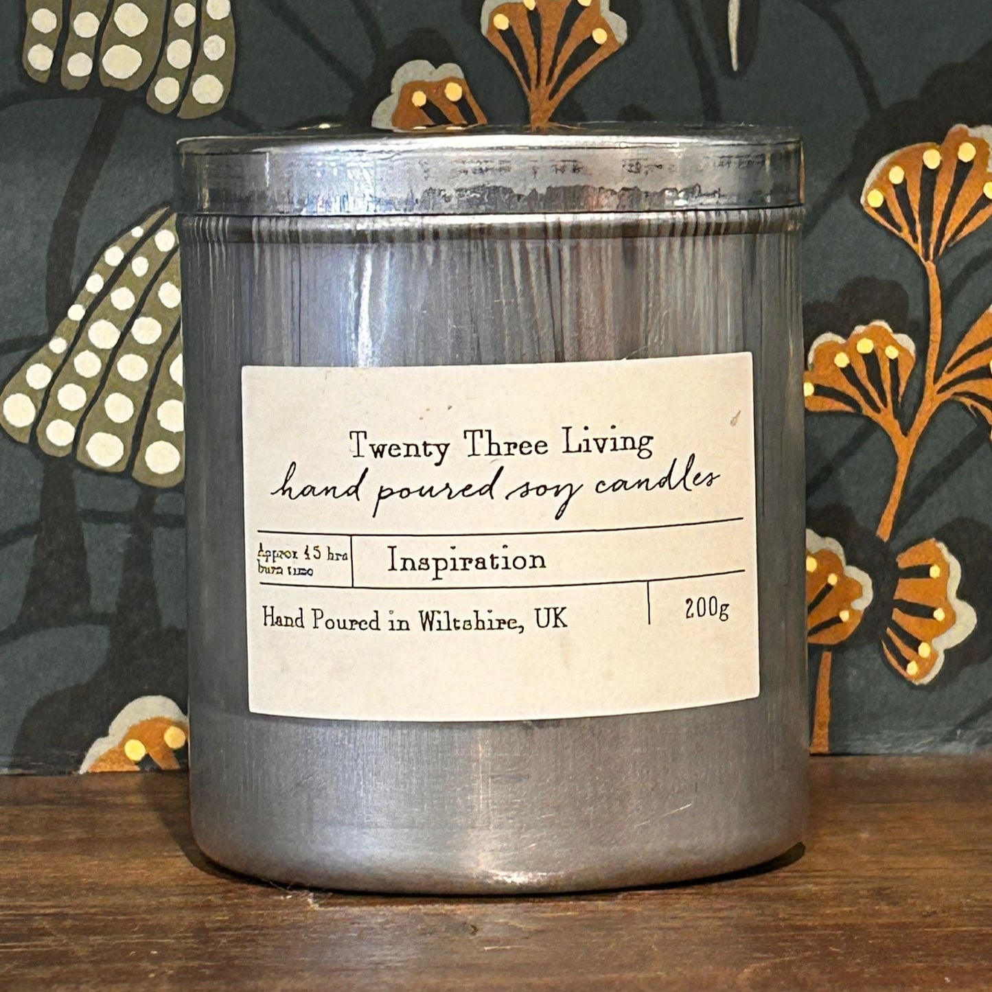 Hand poured soy candle inspiration 200g