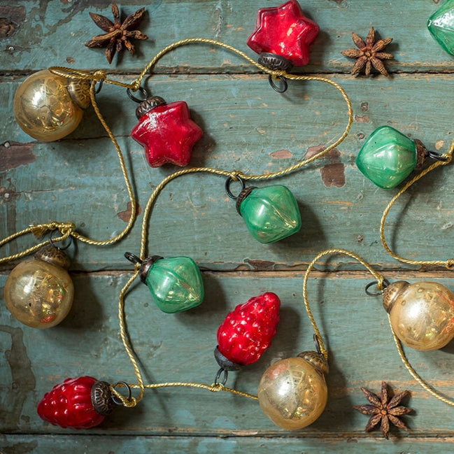 Moult Mini Bauble Opalescent Winter Garland