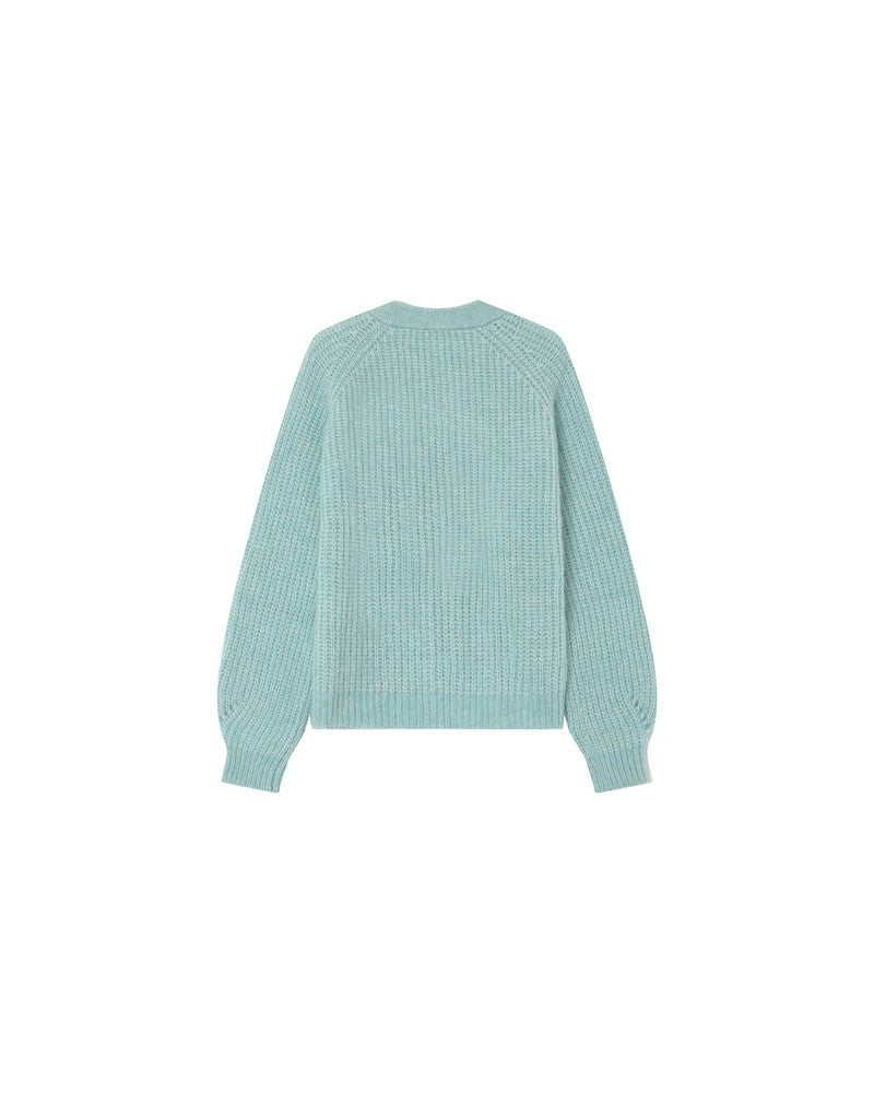 Grace & Mila Panettone Cardigan in Aqua