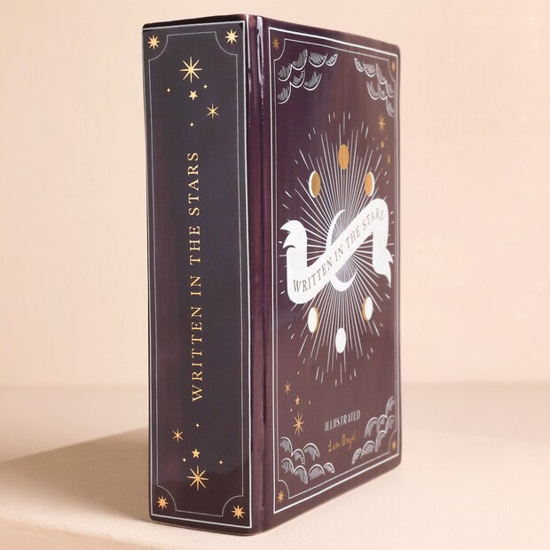 Ceramic Purple Celestial Book Vase