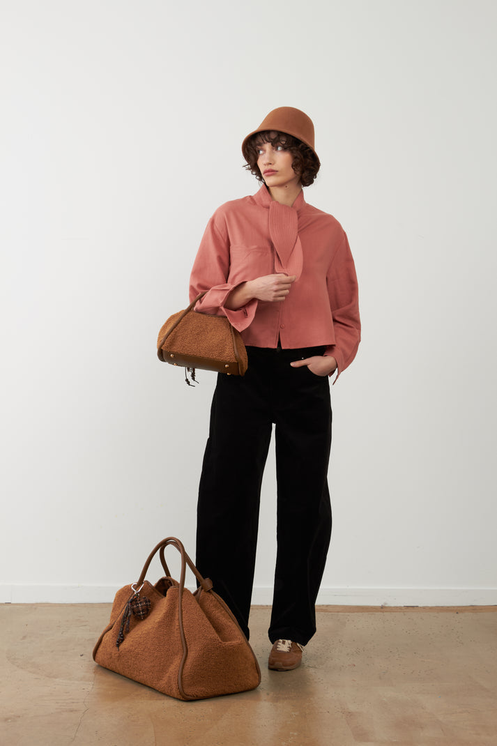 Orfeo Arnold Collar Shirt in Blush