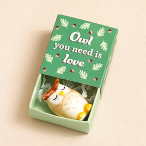 Lisa Angel - Tiny Matchbox Ceramic Tokens: Sloth