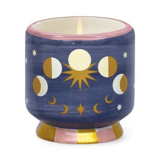A Dopo Hearts Moon Ceramic Candle - Jasmine & Rose 8oz/226g