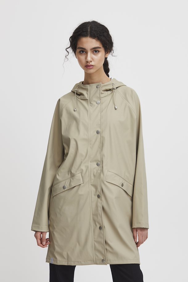 ICHI Tazi Doeskin Raincoat