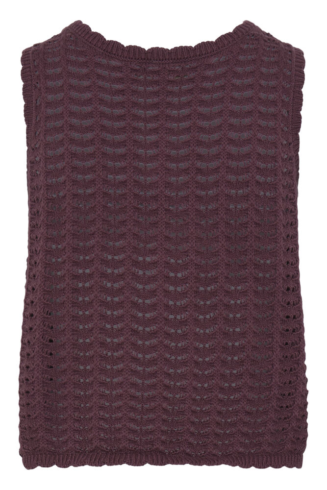 ICHI Dosia Waistcoat in Vineyard Wine