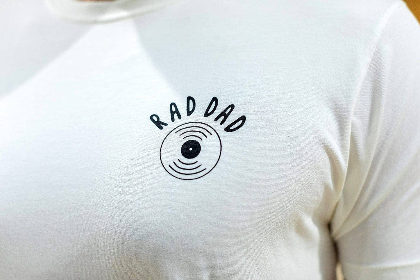 Black & Beech - RAD DAD Music T-Shirt in White
