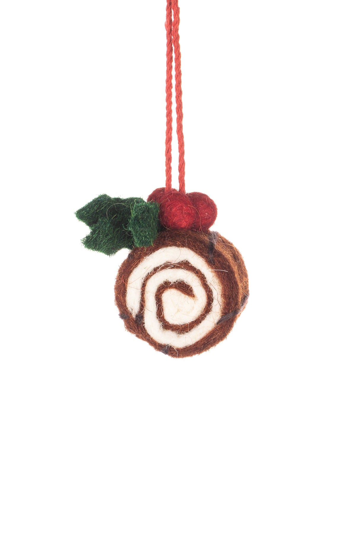Festive Swiss Roll Decoration