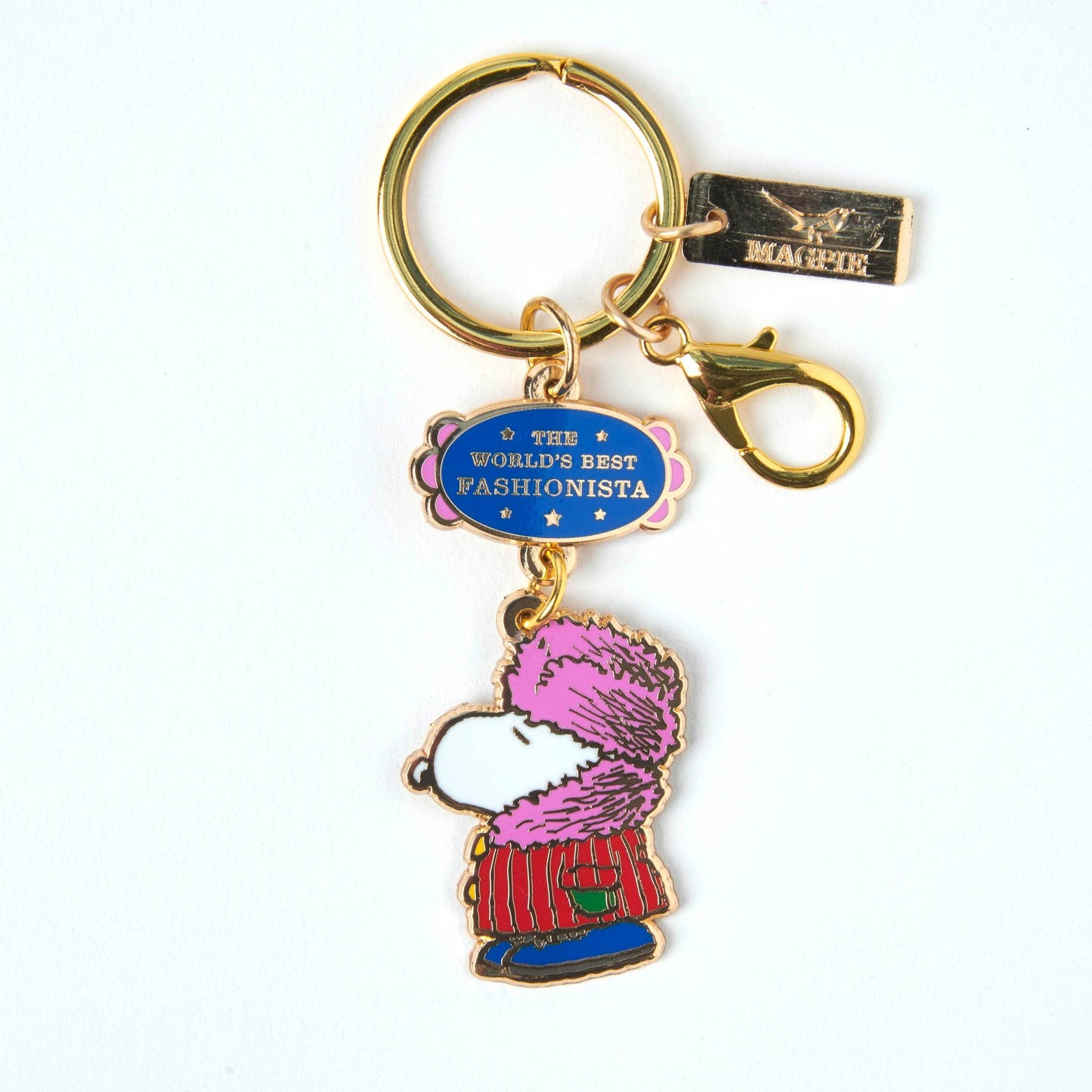 Magpie - Peanuts World's Best Fashionista Keyring