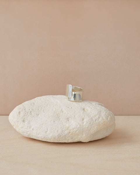 Chalk Chunky Flat Ring