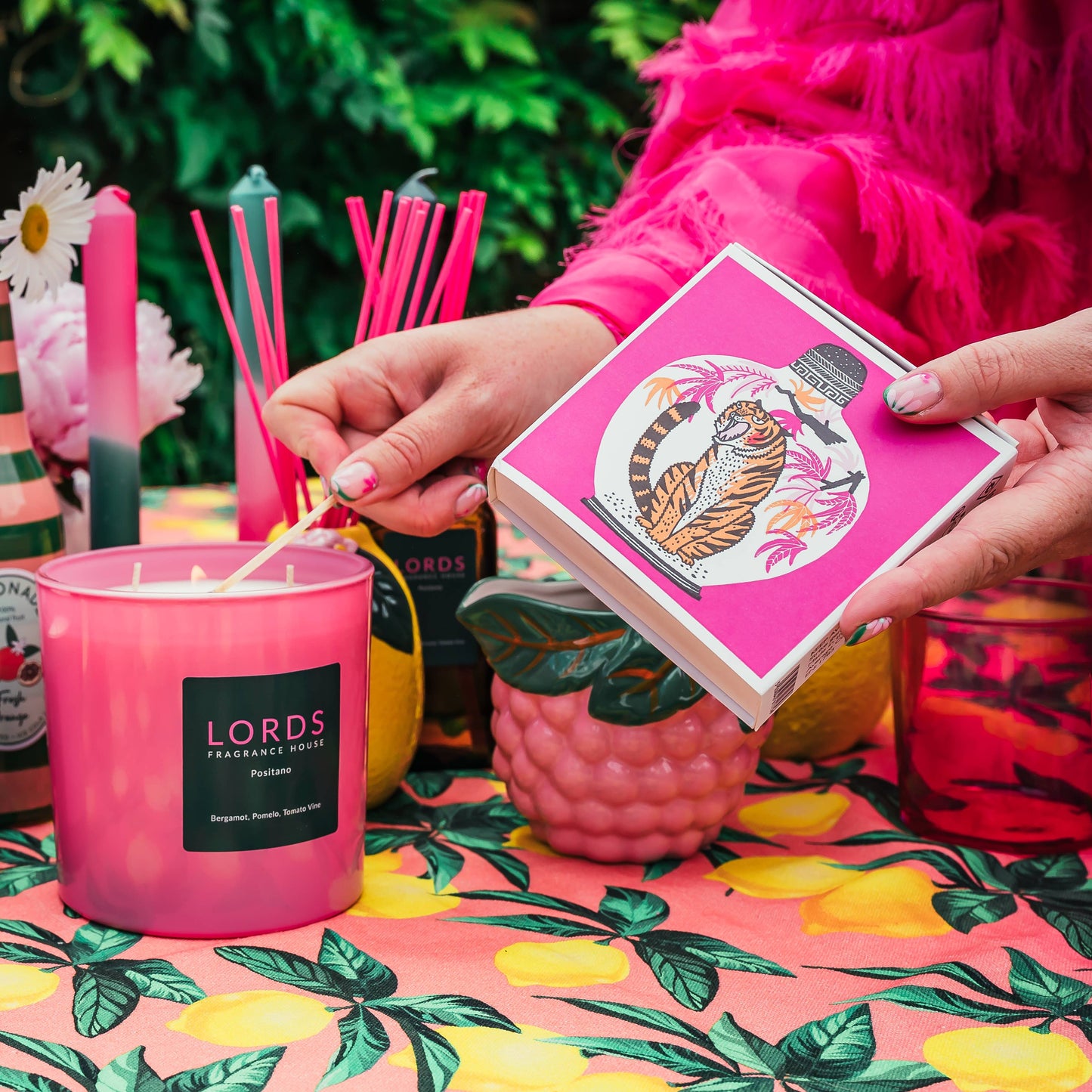 LORDS Fragrance House - Three Wick Candle - Positano