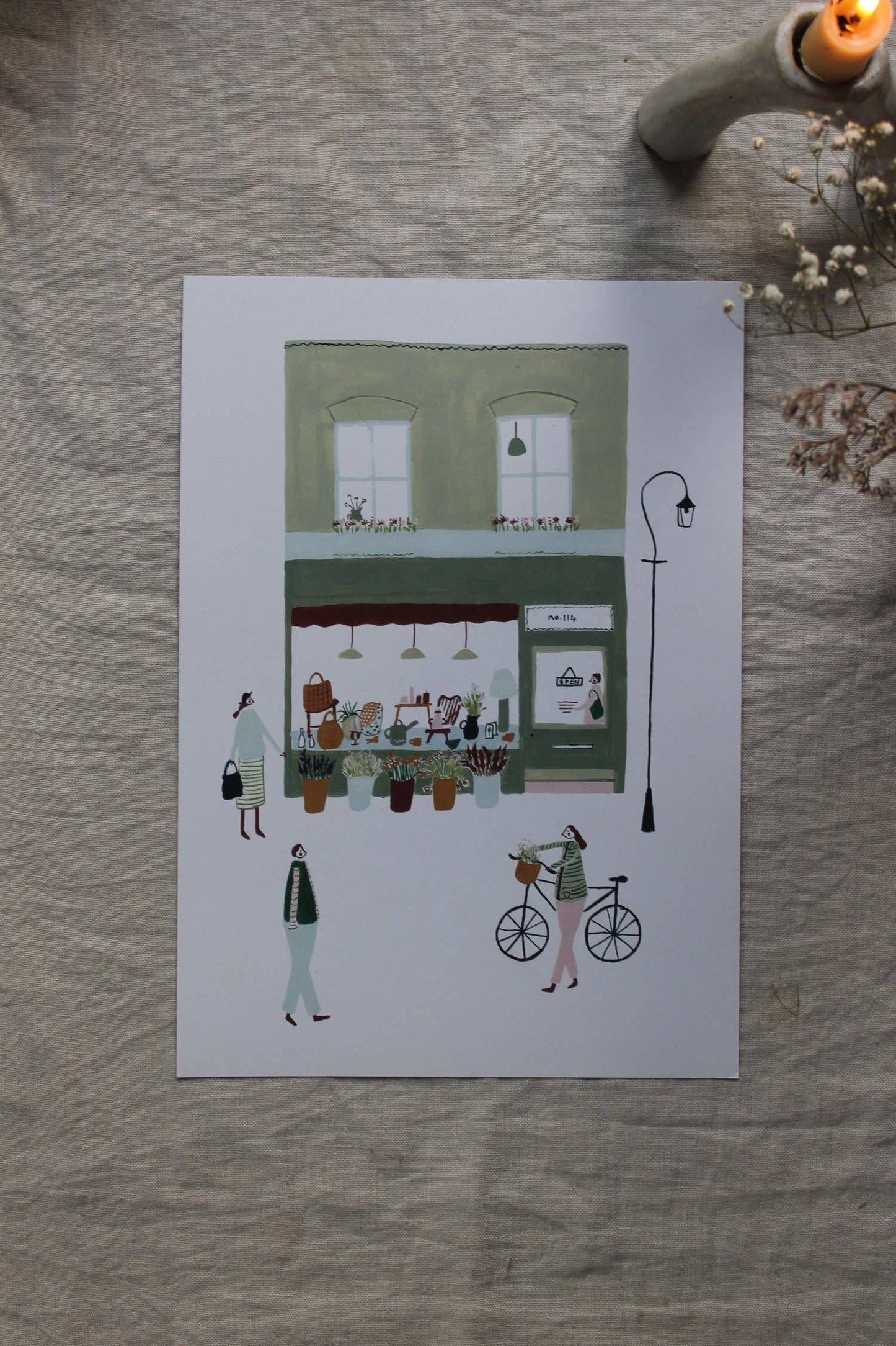 Harriet Watson - A4 Print- Morning Commute