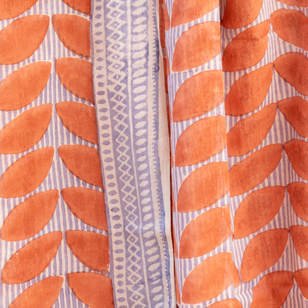 Zen Ethic Estel Large Scarf or Sarong in Orange