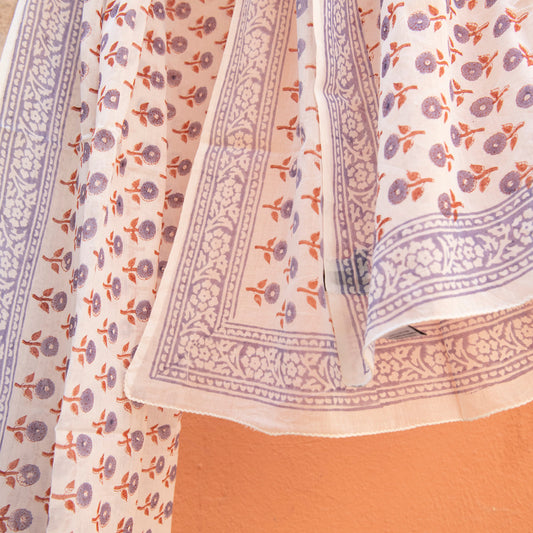 Zen Ethic Grace Large Scarf or Sarong in Lilac