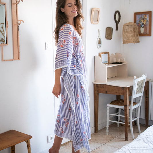 Zen Ethic Beaulieu Large Kaftan in Lilac