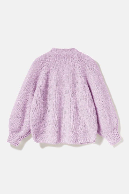 Noella Fora Knit Cardigan in Dusty Pink