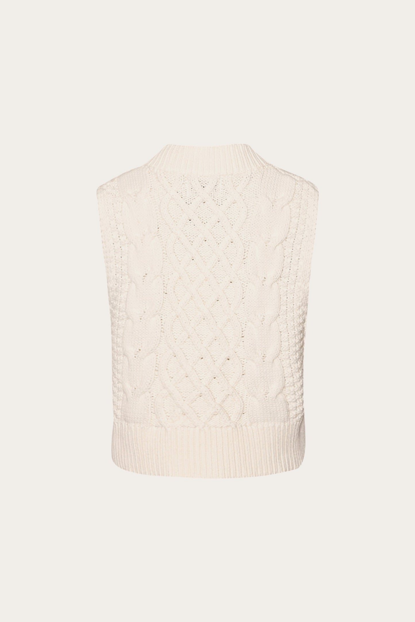 Noella Gio Knit Vest in Ivory
