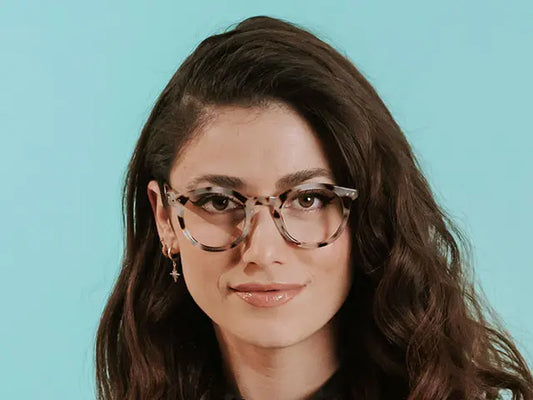 Goodlookers Reading Glasses 'Embankment' White Tortoiseshell