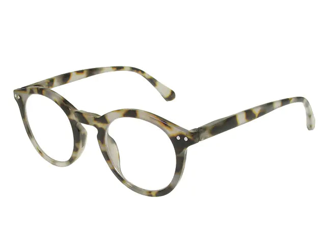 Goodlookers Reading Glasses 'Embankment' White Tortoiseshell