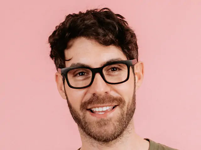 Goodlookers Reading Glasses 'Jesse' Matt Black